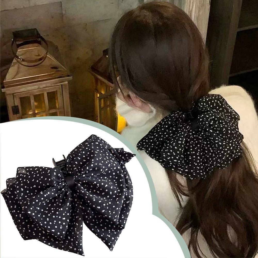 Hair Accessories Hair Claw Clip Chiffon Shinning Clip New Fashion Hair Ribbons Gifts