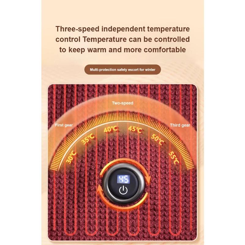 Graphene Heating Warming Blanket Blanket Warming Blanket Heating Shawl USB Washable Leg Cover Shawl Electric Blanket No Power