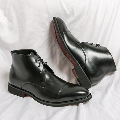 Fashion Leather Boots For Man Genuine Leather Big Size Boots High Quality Designer Formal Boots Casual Boots Fashion Business