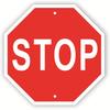 HEIOKEY Classic Red STOP Sign, 12x12 Inch Aluminum STOP Sign, Red Traffic Signage for Home, Garage Parking Assist, Indoor/Outdoor Use