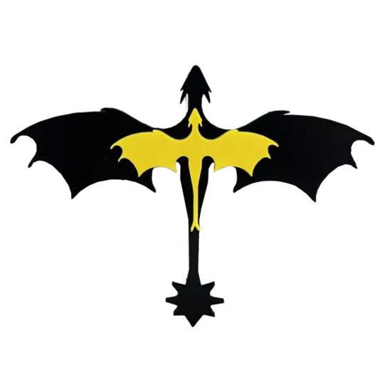 Book Insert Dragon Bookshelf Decoration Double Winged Dragon 3D Marker Bookshelf Insert Decoration Gift for Book Lovers