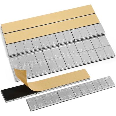 Sondsilen Iron Balance Weights, 5g Increments, 480g, Thin, Stick-on Type,