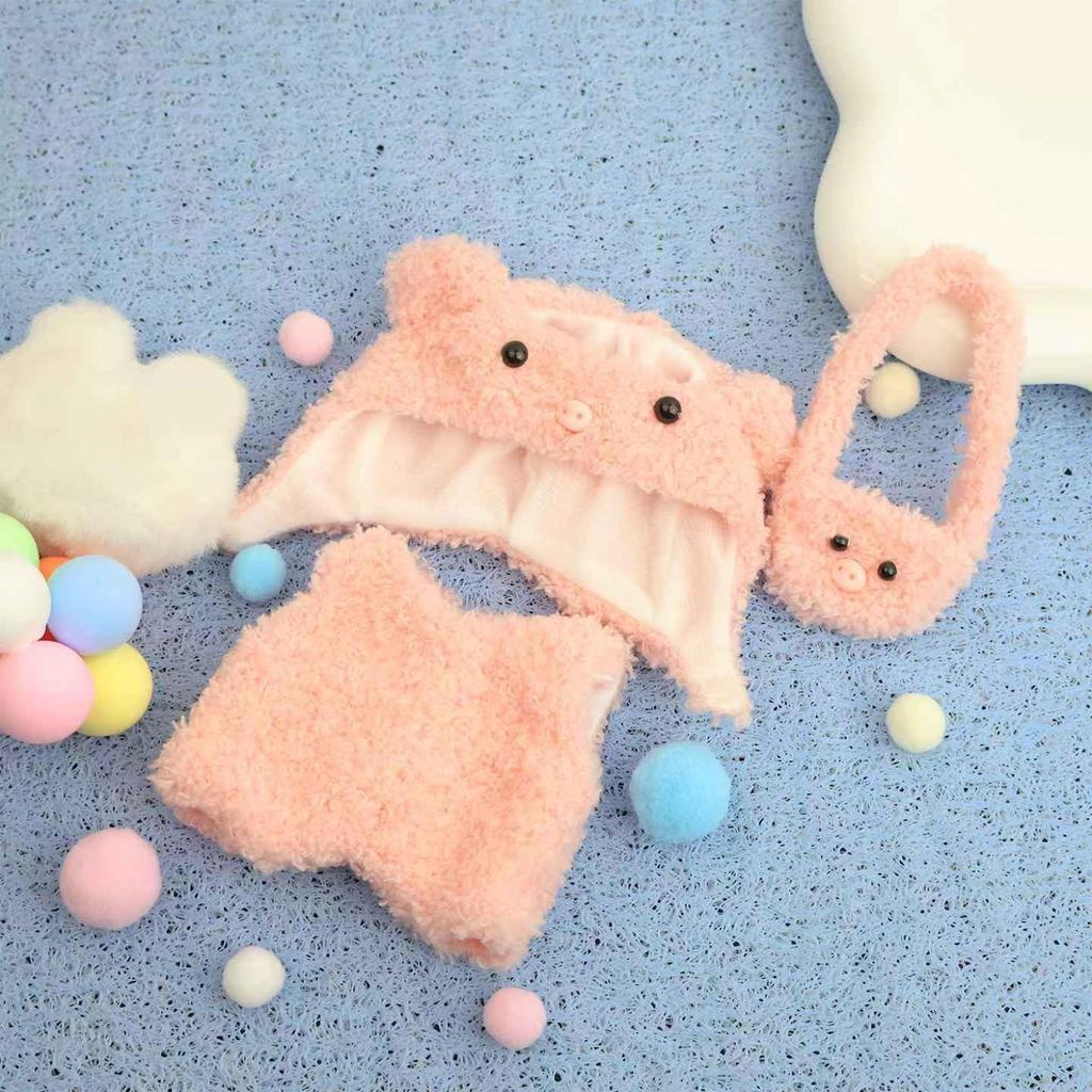Cimoon Plush Toy Clothes (Clothes Only) 15cm 17cm Plush Doll Clothes Doll Outfit Cute Costume Dress Up DIY Accessory Doll Suit Jumpsuit Photo Path