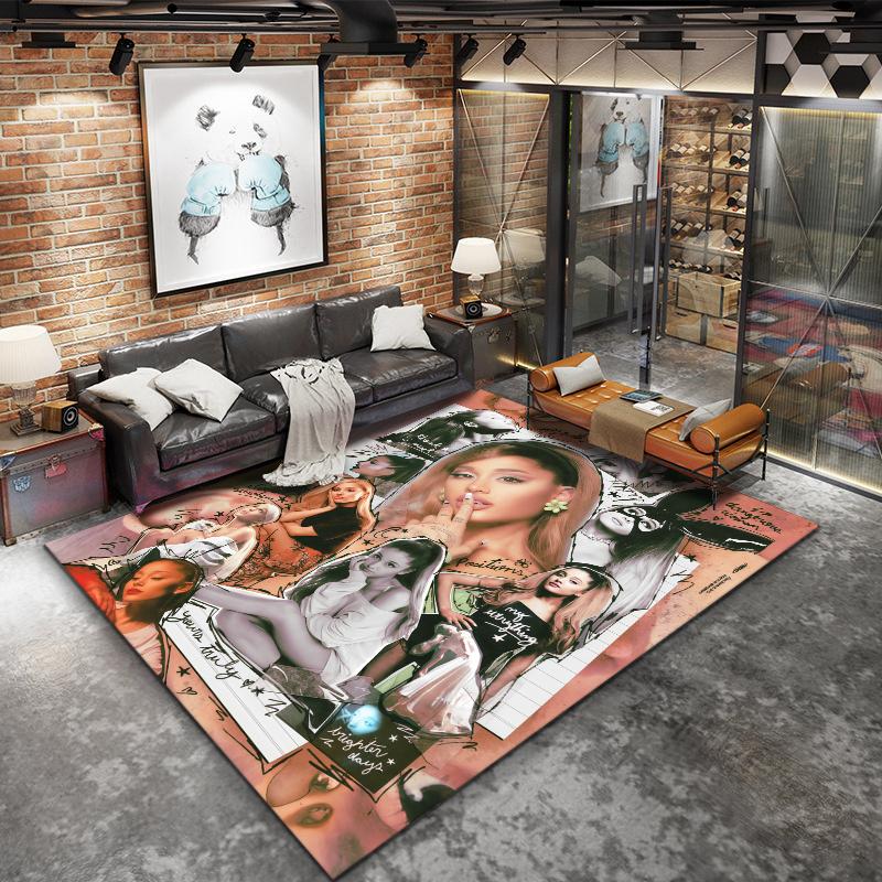 Ariana Grande Carpet Rug for Living Room Bedroom Home Sofa Decoration,Kids play Nonslip Floor Mat