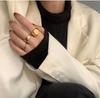 Rose Gold Color Pinky Signet Ring for Women ,Stamp Seal Ring Valentine's Day Gift