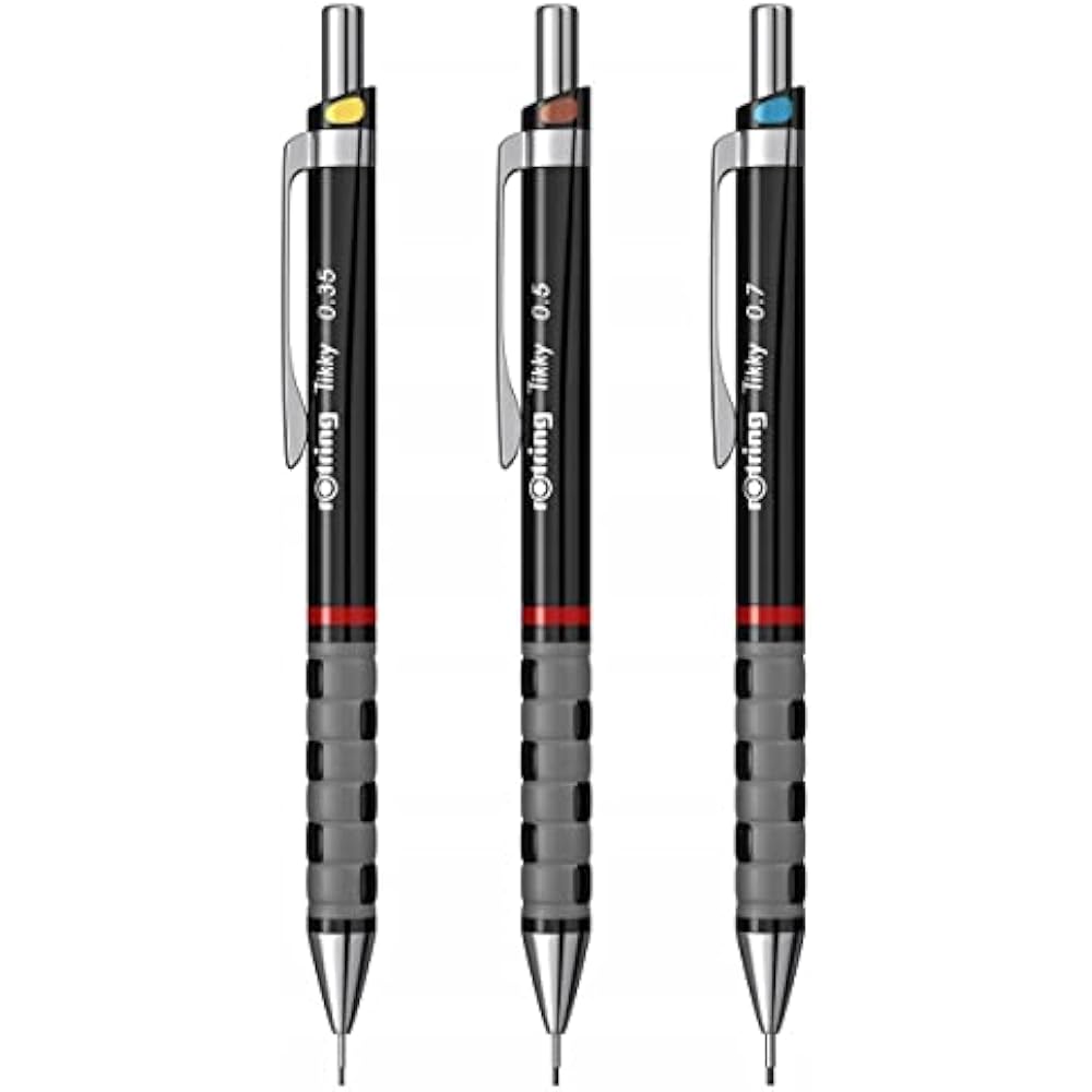 Rotring (Rotling) Ticky Mechanical Pencil Set of 3 [Parallel Imported Product]