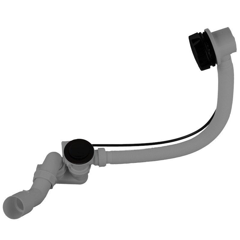Universal Automatic Bathtub Siphon TADYCH Black