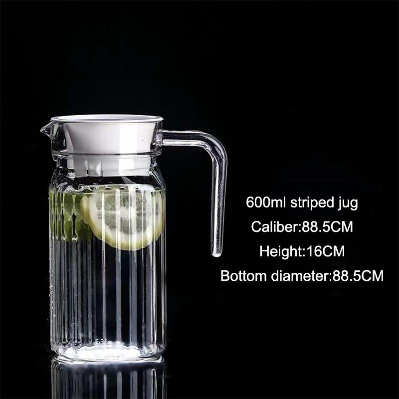 Water Juice Jug Pitcher Plastic Transparent Bottle For Storing Fresh Juices And Drinks For Kitchen Fridge Drink Storage Pot