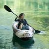 Mobigarden Double Person Inflatable Fishing Boat Set