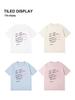 Trendy Women's Loose-Fit Cotton Short-Sleeve T-Shirt with Chic Print Design