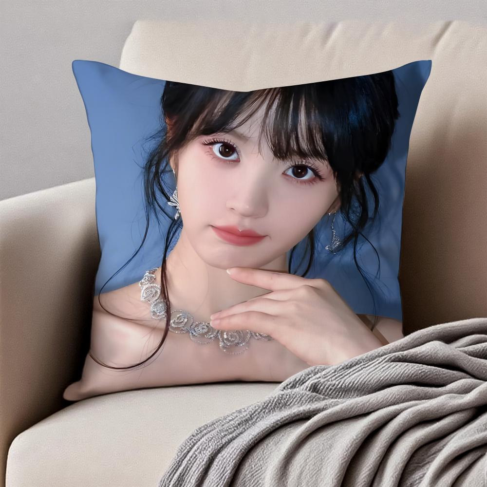 Cute and beautiful TTian Xiwei Cushion Cover Pillowcase Antidustmite Invisible Zipper Short Plush Sofa Cushion