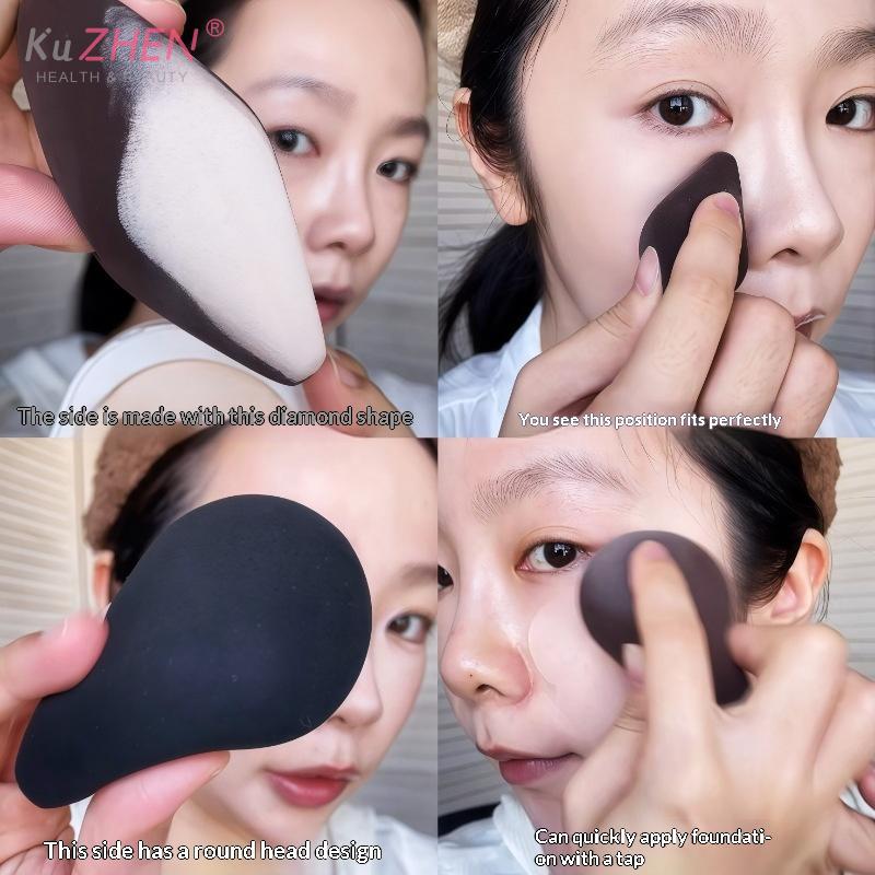 Éponges de Maquillage Détaillées Blenders Visage Pour Poudre Crème Fond de Teint Outils Cosmétiques Formés Contour Cache-Cernes Illuminant
