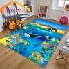 Sea Animal World Koberec Delphinidae Koberec Oceanic Delfíni Obývací pokoj Ložnice Velká plocha Měkká 3D módní dekorace Mat