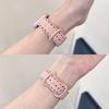 Y2k Trendiges Rosen-Relief-Silikonarmband für Apple Watch 10 9 8 7 6 5 4 3 2 Armband 44mm 45mm 46mm 49mm 42mm 40mm Uhrenarmband