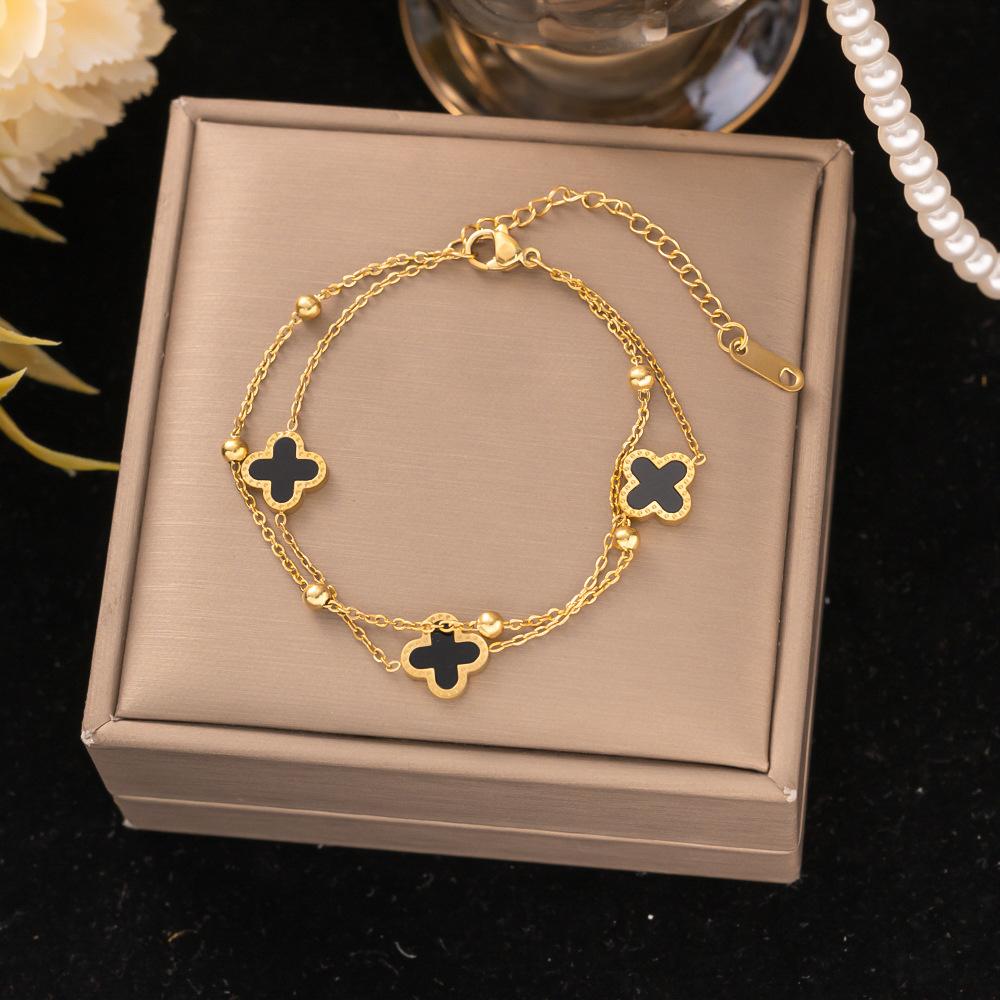 Fashion Titanium Steel Bracelet Never Fade Elegant Durable Jewelry for Women Men Unisex