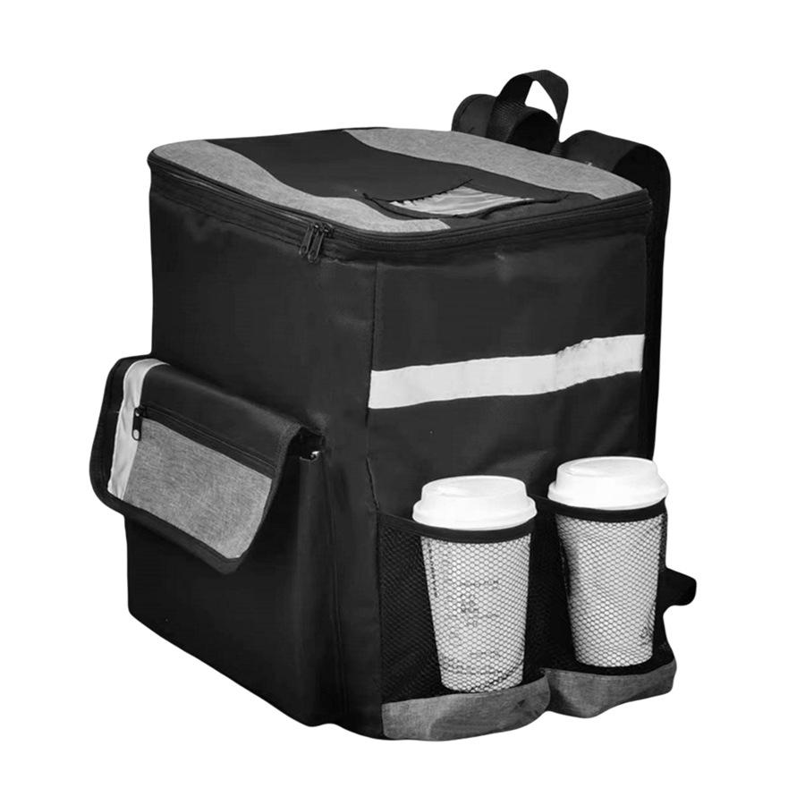 Pizza-Liefertasche mit doppelter Schulter, tragbare Lieferbox, verdickte Isoliertasche mit großer Kapazität