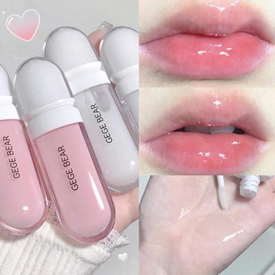 Clear Lip Gloss Lip Oil Lip Plumping Base לחות לחות טיפוח שפתיים נוזל ליפ באלם איפור שפתיים שפתיים ג'לי גלייז