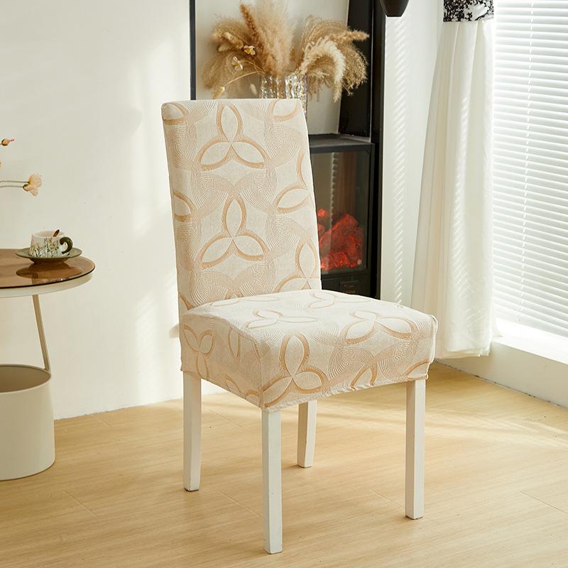 Thickened All-inclusive Elastic Chair Cover Home Hotel Dining Chair Cover Seat Cushion Backrest Integrated Stool Protective Cover