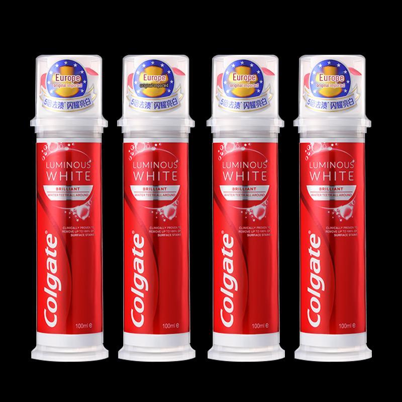 

Colgate Dazzling White Stain Removal Fluoride Press Pump Toothpaste