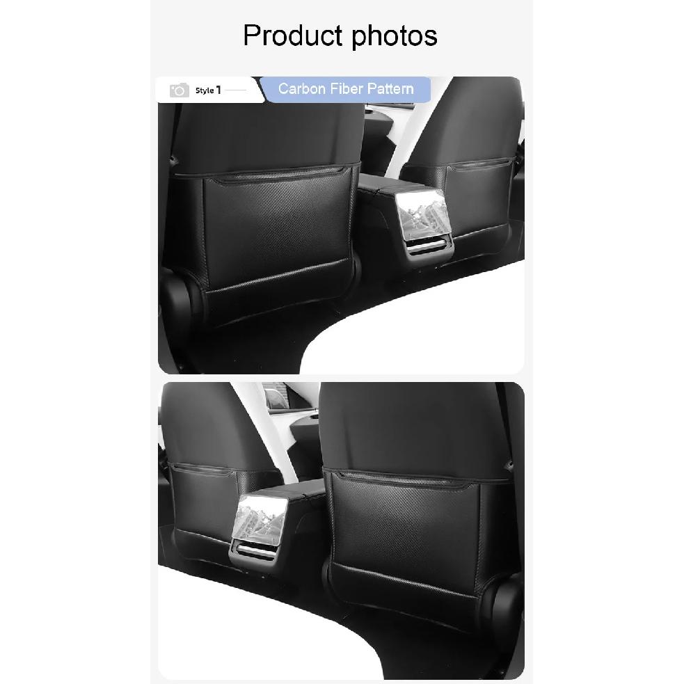 For Tesla Model Y Juniper Seat Anti-kick Pad Rear Safety Seat Anti-Wear Pad Model 3 Highland Rear Seat Car Backrest Protection