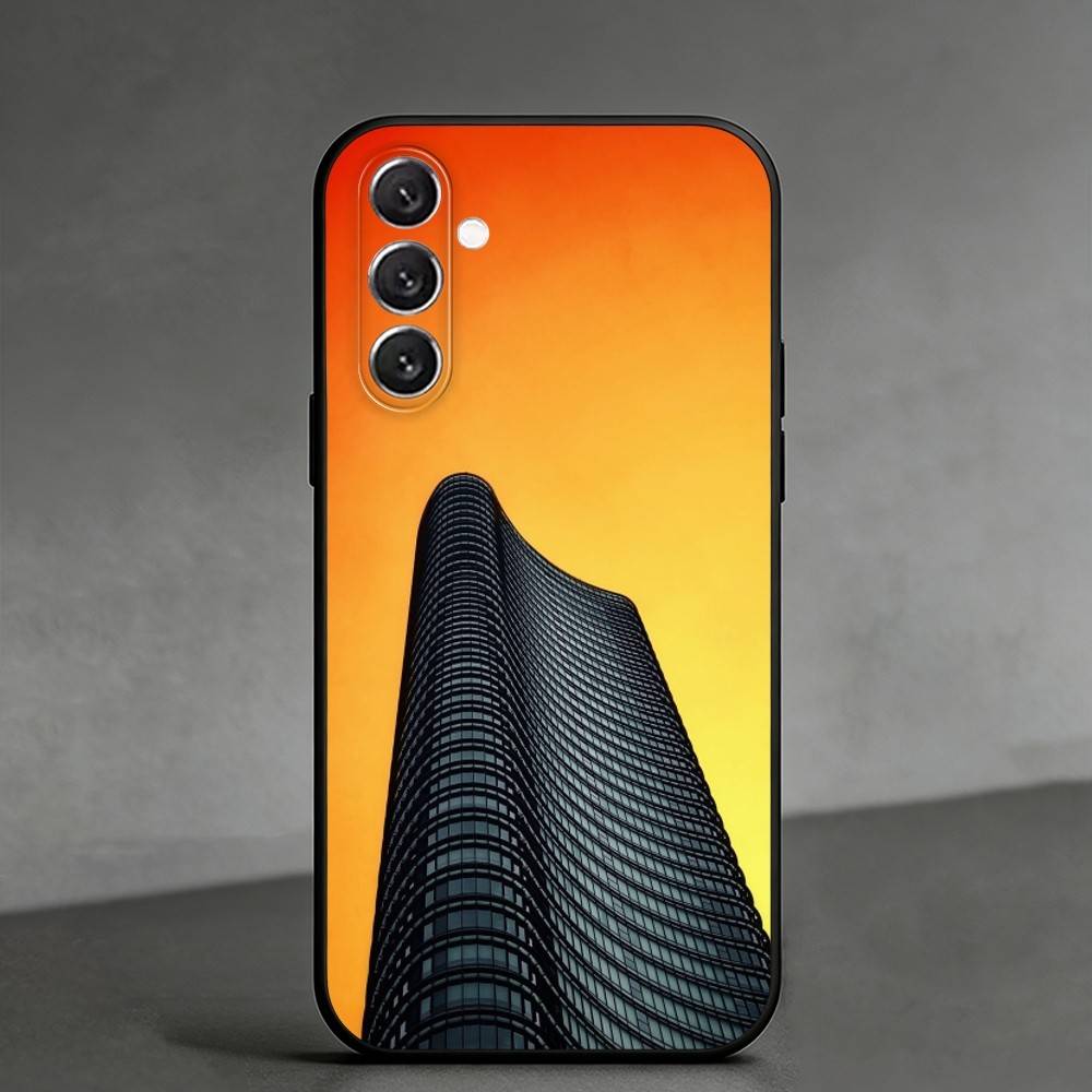 

A-Архитектурная эстетика Чехол для телефона Для Samsung Galaxy A91,80,73,72 ,71,53,52,32 ,31,22,21s,20,Мягкий черный чехол Samsung a11