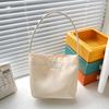 2025 Summer New Simple Nylon Underarm Bag Niche Design Letter Embroidery Portable Bucket Bag