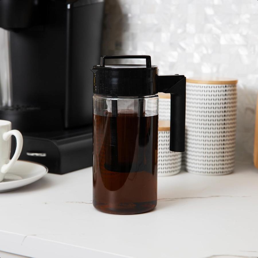 

Кофеварка Cold Brew, термостойкая ручка, 1,3 литра, пластик, прозрачная United States