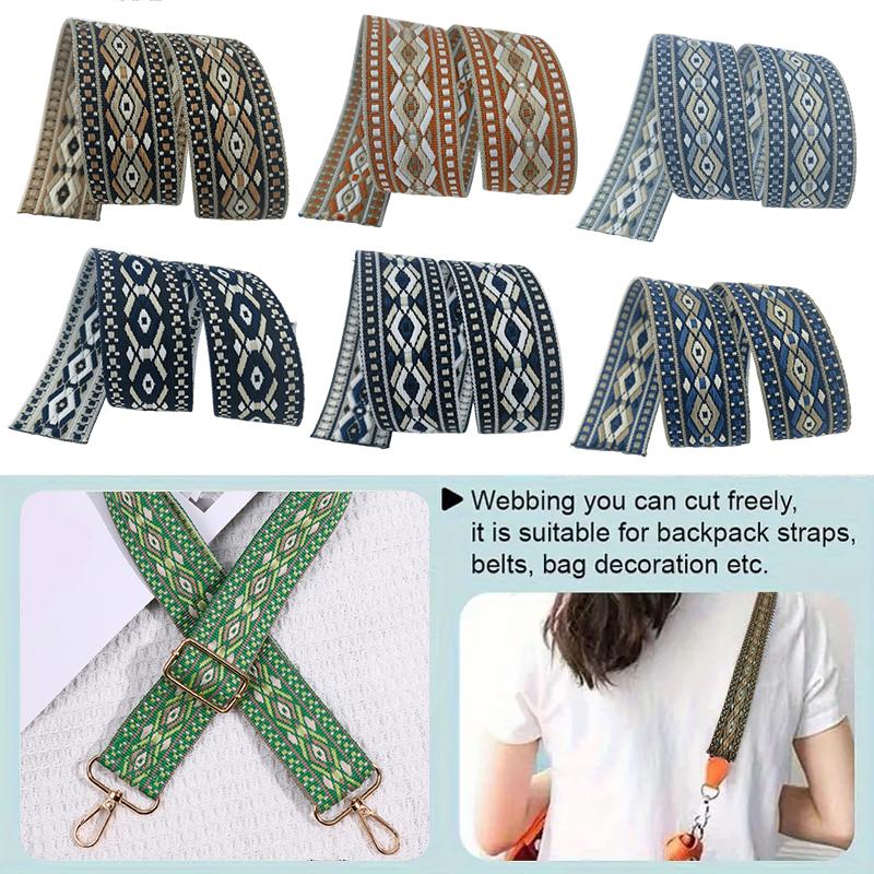 5cmx1Yard Ribbon Luxury DIY Materials Ethnic Style Garment Accessories Multi-Function Multiple Colors