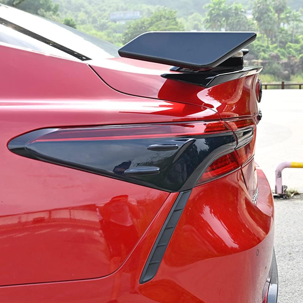 Tail Light Lamp Cover Guard Trim 4Pcs Tail Light Frame Bezels Decoration Compatible with Toyota Camry 2024 2023 2022 2021 2020 2019 2018 Accessories