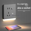 LED Night Light Socket with Motion Sensor, Recessed 86-Type for Floor, Staircase, Corridor, or Bedside.