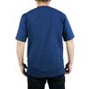 Adidas Originals Trefoil Letter Logo Print Crew Neck Stretch Short Sleeve T-Shirt Men Tops Dark-Blue EC3681