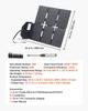 60W Foldable Solar Panel Charger, 16BB N-Type Monocrystalline Solar Panel 24% Efficiency, Lightweight Portable with MC4 Output, Type-C, USB-A & DC