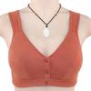 Women's Plus Size Front-Fastening Cotton Camisole Bra - Wire-Free and Soft