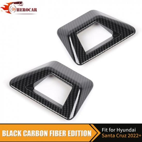 Carbon Fiber Rear Fog Light Lamp Frame Cover Trim for Santa Cruz   2024