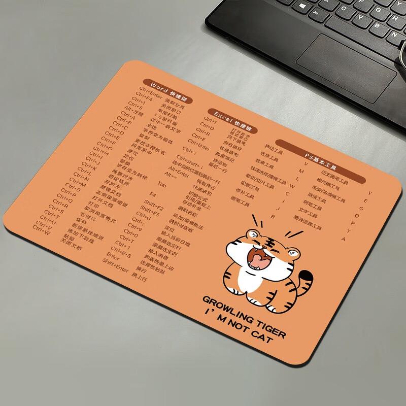 Fumade Office Mouse Pad & Roaring Tiger Keycaps Set