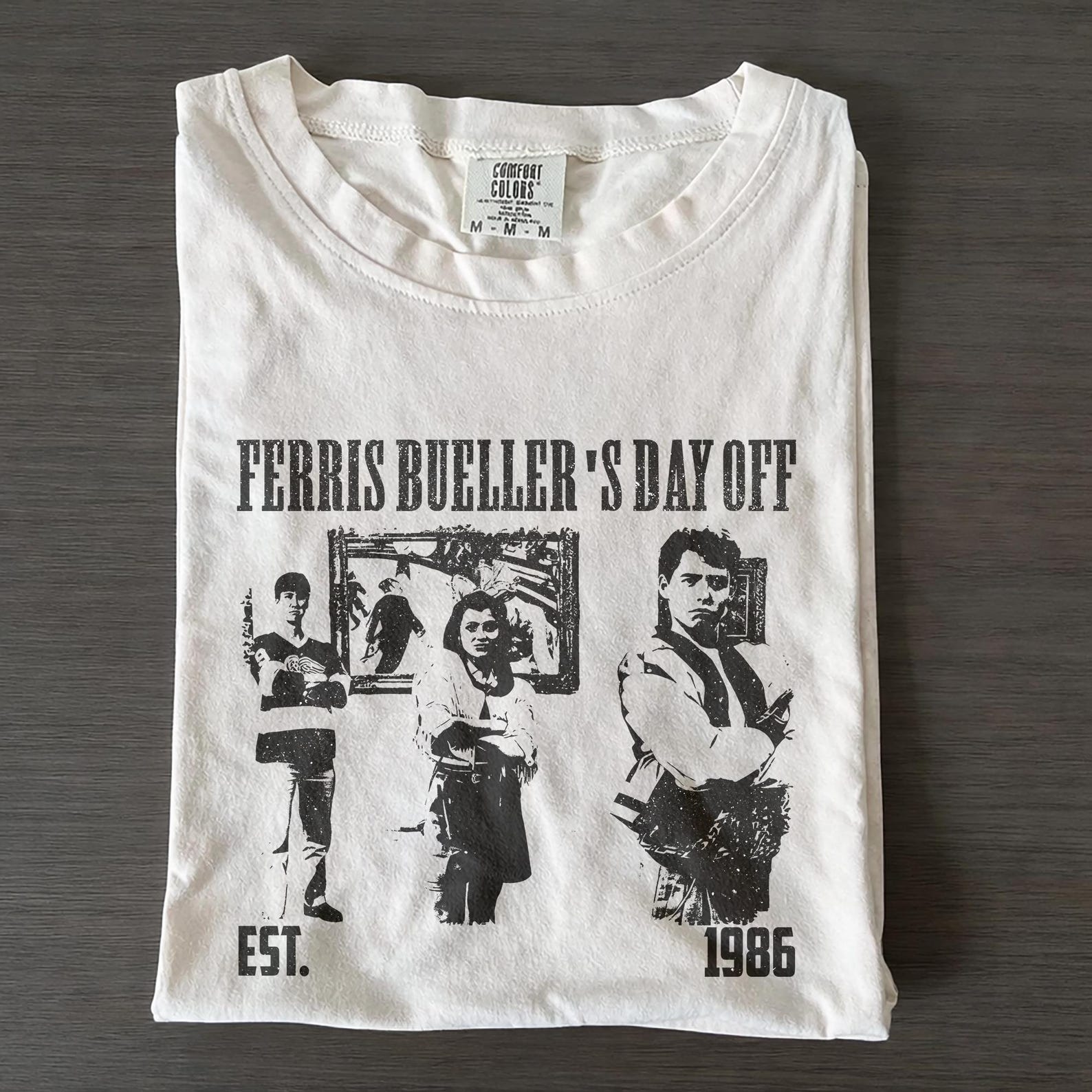 Ferris Buellers Day Off Movie Shirt, Comfort Colors Vintage Tee 3XL