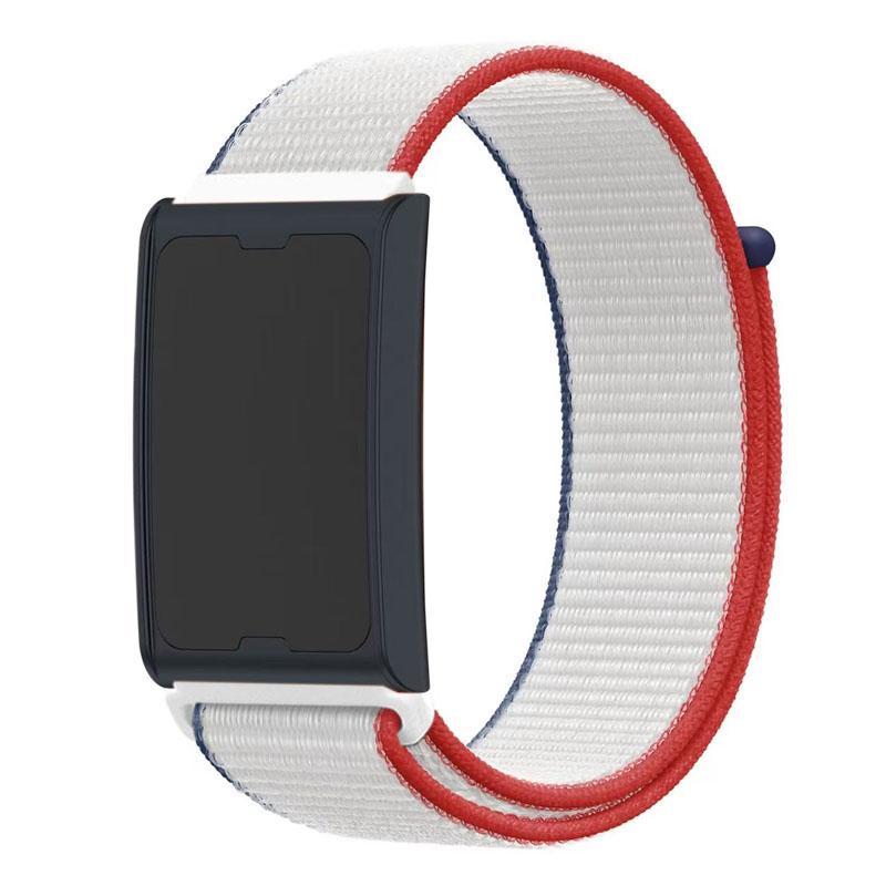 

22mm 20mm Nylon Loop Strap For Amazfit Helio/Bip 6/Active 2/Balance 2 Flag Style Bracelet Wristband For Amazfit GTR 4/GTS 4 mini Amazfit Helio