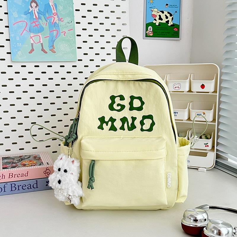 New High-value Campus Style Alphabet Backpack, Simple, Lightweight and Large-capacity Backpack for Junior High School Students