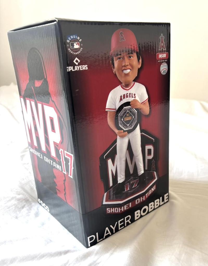 Limited to 1,021 units: Shohei Ohtani's first MVP award commemorative Los Angeles Angels bobble head doll, official MLB product [parallel import]