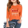 Children's 3/4 Sleeve Independence Day Printed Round Neck Casual T-shirt