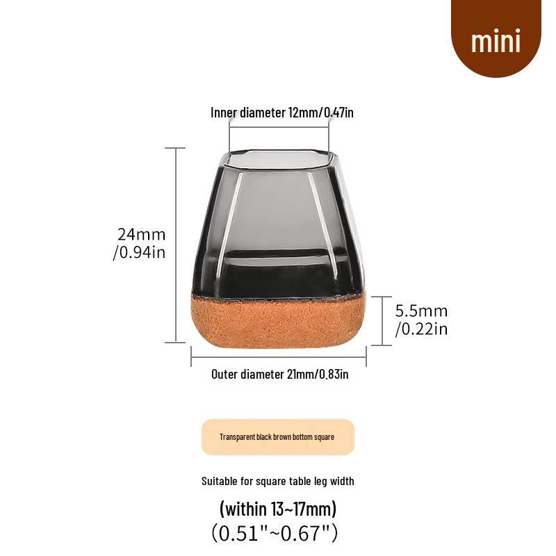 Silicone Chair and Table Leg Covers - Silent, Non-Slip Protection for Furniture