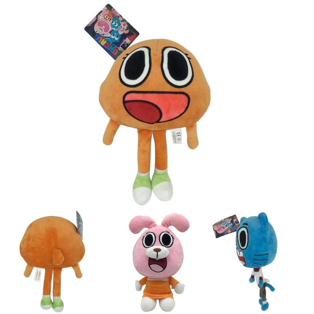Entzückendes und weiches 25 cm Darwin Plüschtier aus Die erstaunliche Welt von Gumball für Kinder
