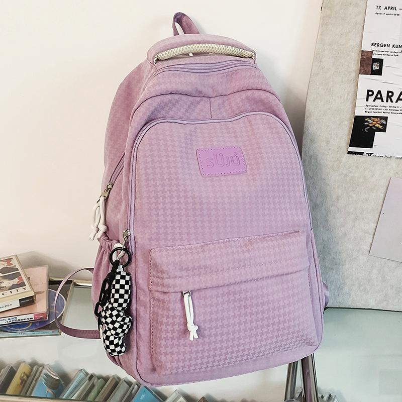 School bag Elementary school girl Junior high school student High school student boy College student Backpack Fashion multi-layer backpack