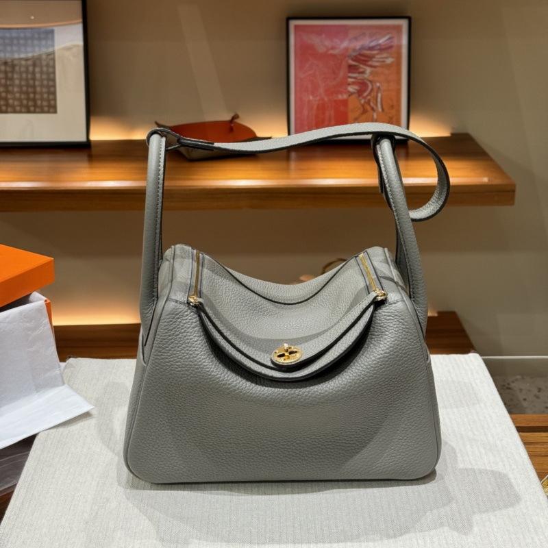2026 new first-layer cowhide tc cowhide 19cm mini lindy bag crossbody leather medicine bag genuine leather women's bag