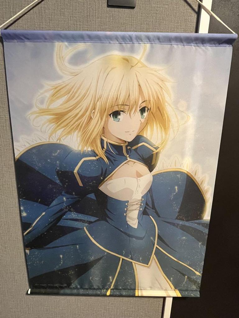 [USED] Not for sale Fate Dining Lottery Saber Tapestry