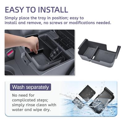 Mittelkonsolen-Organizer-Ablage für 2005-2025 Nissan Frontier Armlehnen-Aufbewahrungsbox Mittelkonsole Innenraum Handyhalter Zubehör
