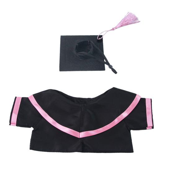 Small Pet Graduation Costume Set Rabbit Graduation Cap And Gown Set Pet Grad Outfit with Tassel for Bunny Tiny Dogs Cats Dolls Holiday Accessory