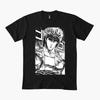 0405 Manga Kenshiro Pěst severní hvězdy Anime dárek tričko Hokuto no Ken potisk Grafické tričko Y2K oblečení Všechna velikost Vrcholy