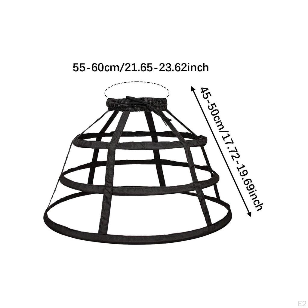 Cage Hoop Skirt Petticoat Cosplay for Costume Gown