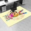 Office Carpet: Colorful Peace Sign Design with Intricate Patterns Perfect for Sofa Protectio